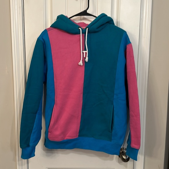 Teddy Fresh Love Colorblock Hoodie Size Medium - Picture 2 of 16
